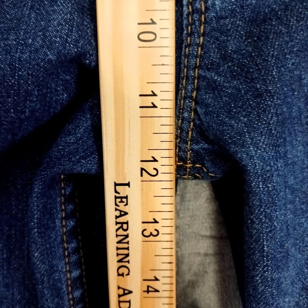 Lands End Jeans Mens 40 Blue Traditional Fit Classic Denim Straight Leg‎ Pants